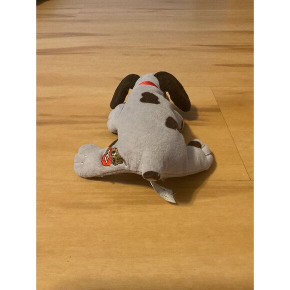 Tonka Pound Puppies Plush Dog Stuffed Animal Toy Gray With Black Spots - Picture 3 of 6